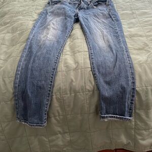 American Eagle Outfitters Blue Cropped Jeans